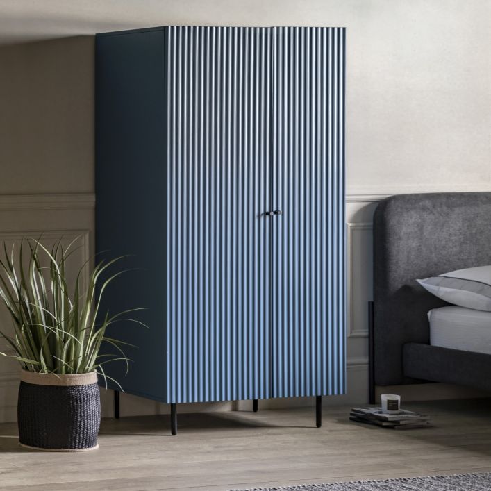 Buckhurst 2 Door Wardrobe - Blue