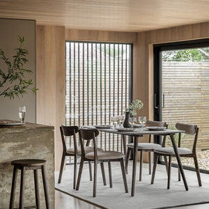 Hatfield 150cm Dining Table - Smoked
