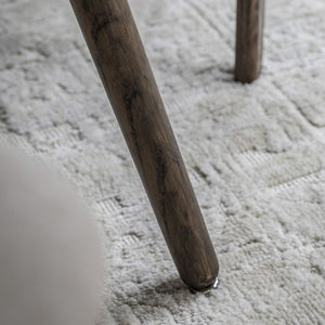 Hatfield 77cm Square Dining Table - Smoked