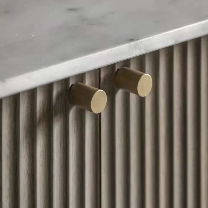 Marmo Mango Wood Sideboard - Grey Wash