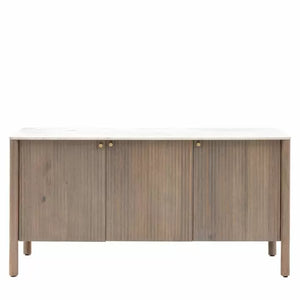 Marmo Mango Wood Sideboard - Grey Wash