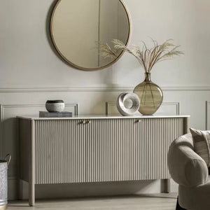 Marmo Mango Wood Sideboard - Grey Wash