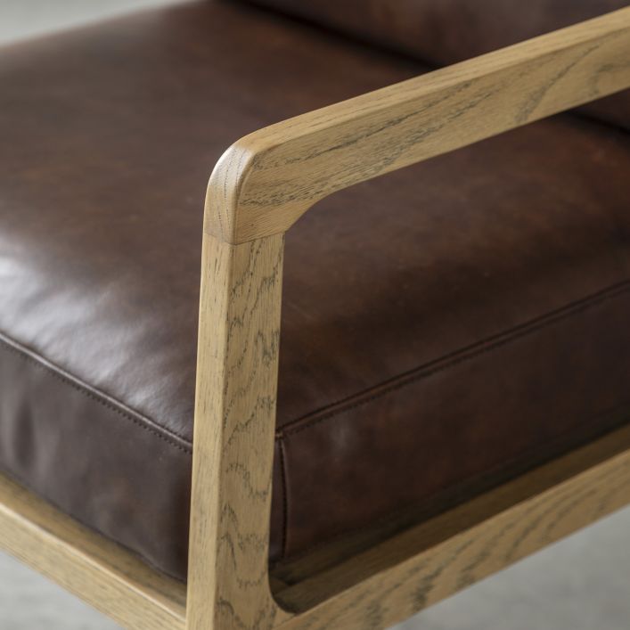 Cortona Armchair - Antique Brown