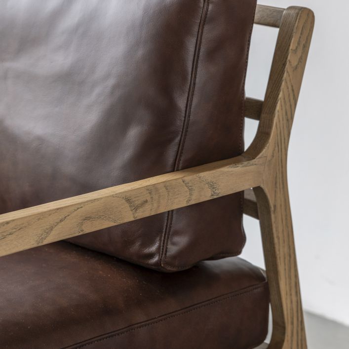 Cortona Armchair - Antique Brown