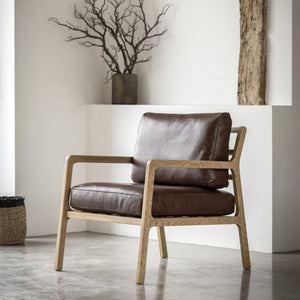 Cortona Armchair - Antique Brown