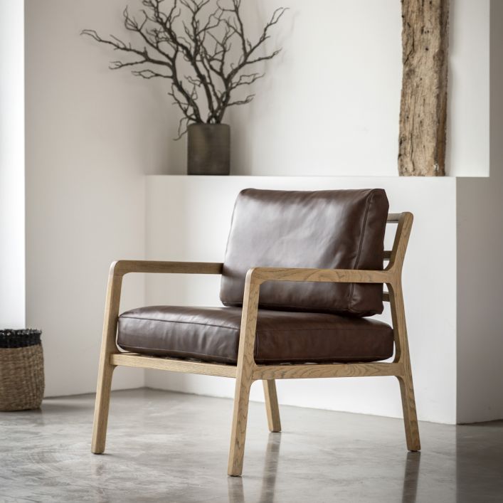 Cortona Armchair - Antique Brown