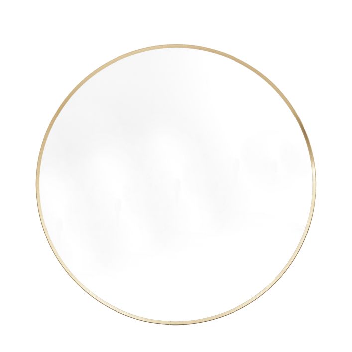 Holworth Large Round Mirror - Gold