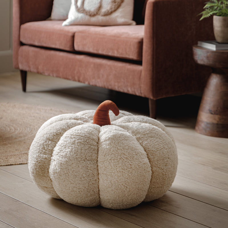 Boucle Pumpkin Floor Cushion