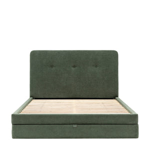 Marlowe Double Bed - Green