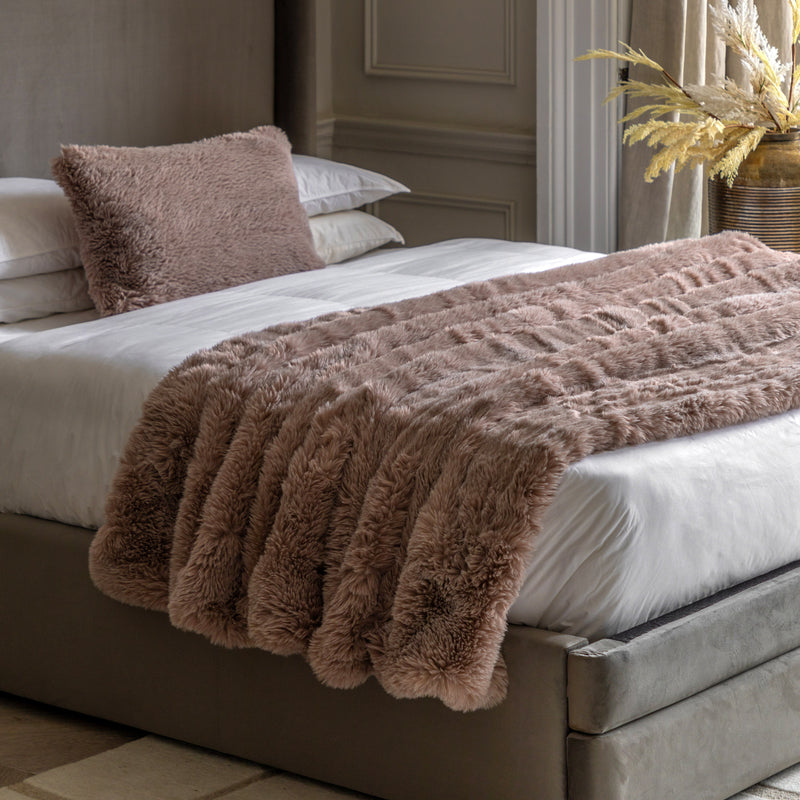 Juniper Faux Fur Throw - Small