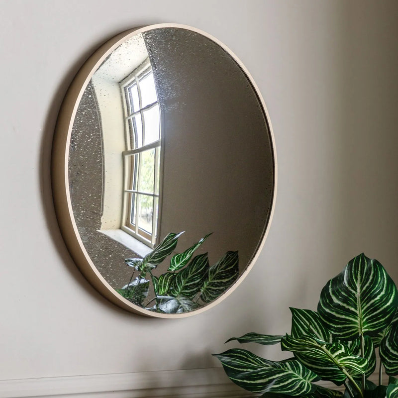Yardley Convex Round Mirror - Bronze
