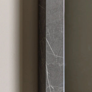 Romano Rectangle Mirror - Marbled Grey