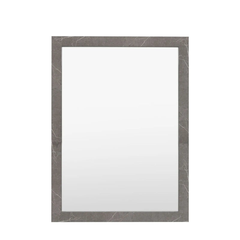 Romano Rectangle Mirror - Marbled Grey