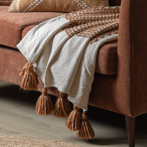 Dolby Woven Throw - Rust