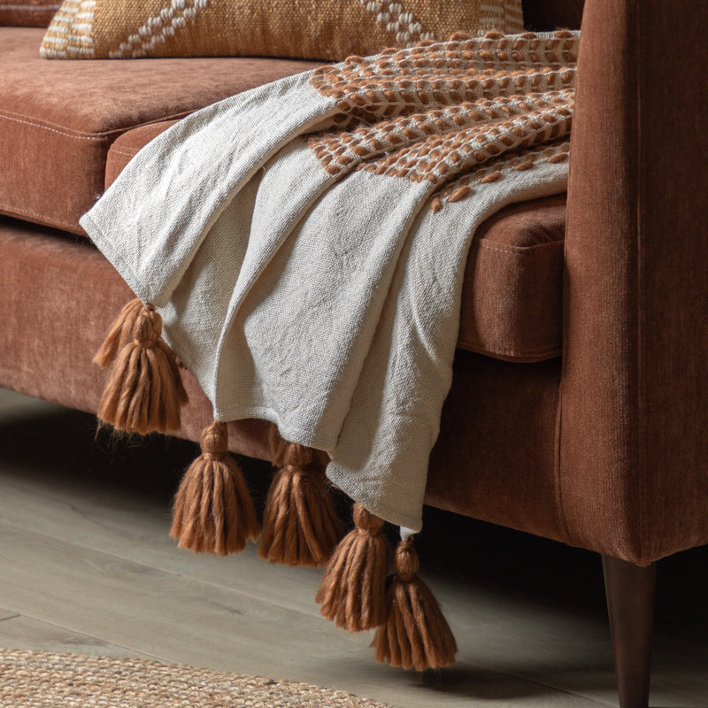 Dolby Woven Throw - Rust