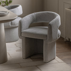 Sloane Dining Chair - Grey Boucle