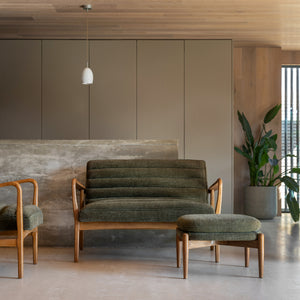 Datsun 2 Seater Sofa - Green Boucle