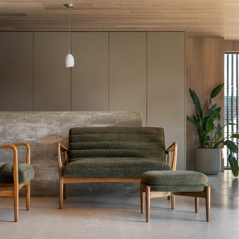 Datsun 2 Seater Sofa - Green Boucle