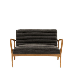 Datsun 2 Seater Sofa - Charcoal Boucle
