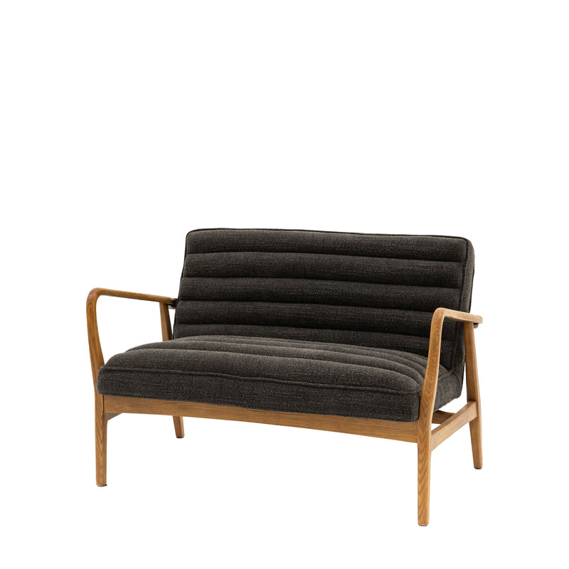 Datsun 2 Seater Sofa - Charcoal Boucle