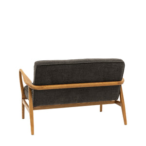 Datsun 2 Seater Sofa - Charcoal Boucle