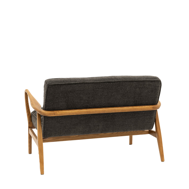 Datsun 2 Seater Sofa - Charcoal Boucle