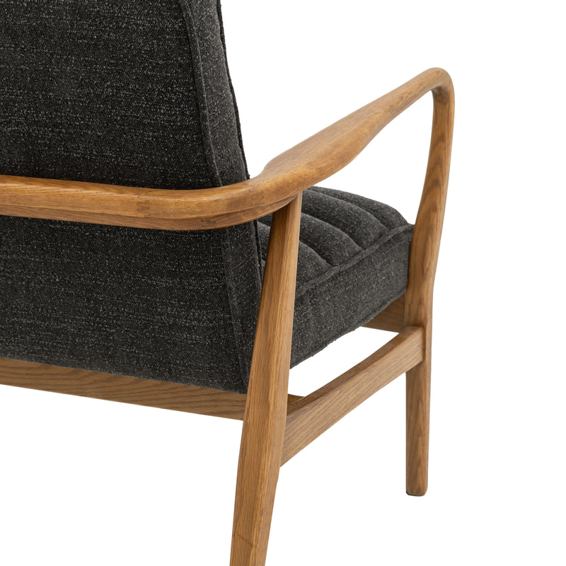 Datsun 2 Seater Sofa - Charcoal Boucle