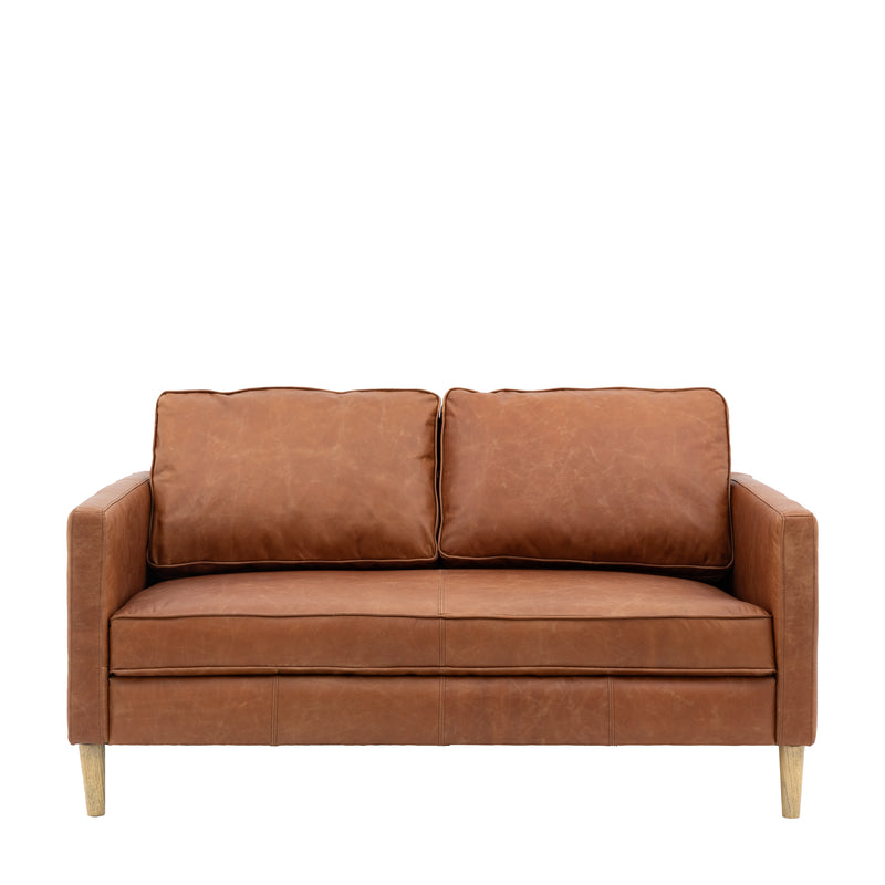 Osborne Leather 2 Seater Sofa - Vintage Brown