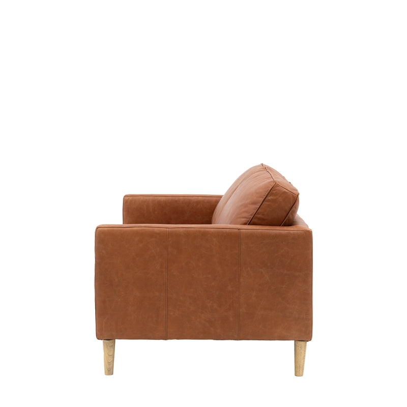 Osborne Leather 2 Seater Sofa - Vintage Brown