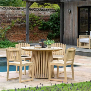 Rialto Outdoor 4 Seater Round Dining Table