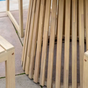 Rialto Outdoor 4 Seater Round Dining Table