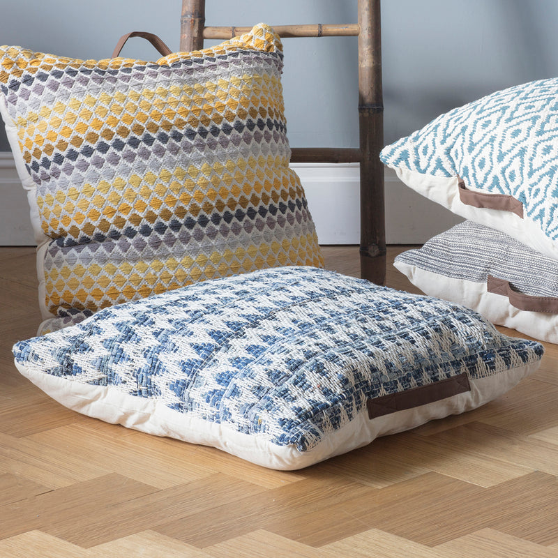 Varberg Floor Cushion - Blue