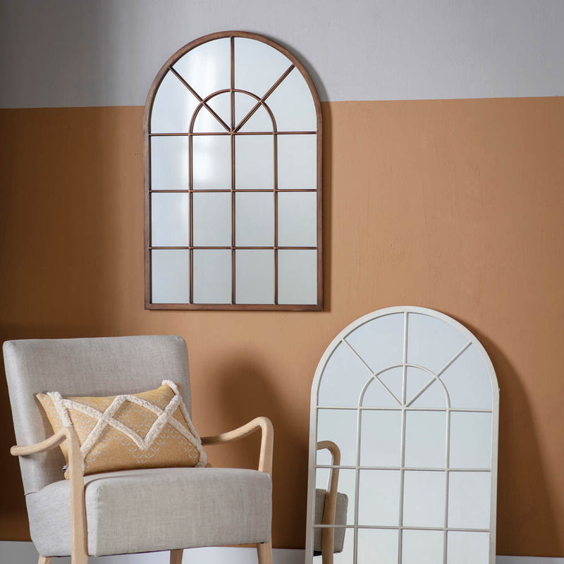 Kelford Medium Arched Wall Mirror - Bronze