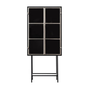 Kilkenny Glass Drinks Cabinet - Black