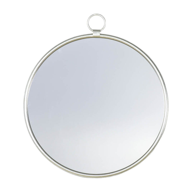 Bayswater Medium Round Wall Mirror - Silver