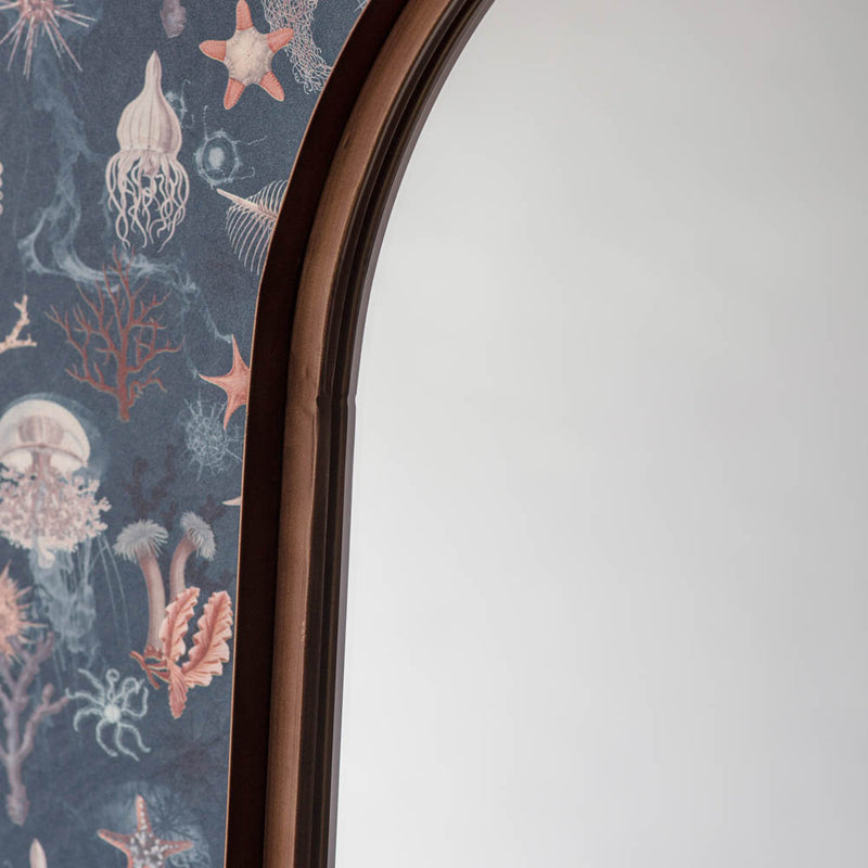Greystoke Medium Elipse Wall Mirror - Bronze