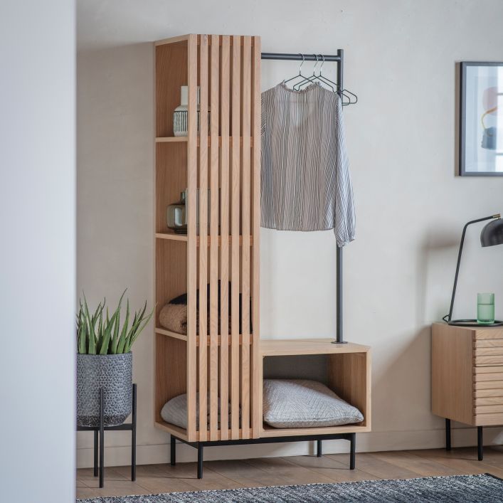 Okayama Oak Wardrobe - Natural