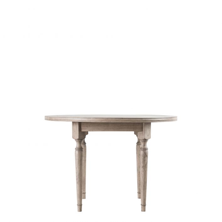 Mustique 110cm Solid Mindi Dining Table - Natural