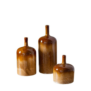 Vormark Ornaments - Brown (Set of 3)