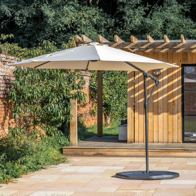 Vazzano 3 Metre Cantilever Parasol - Cream