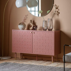 Holbrook Oak Sideboard - Pink
