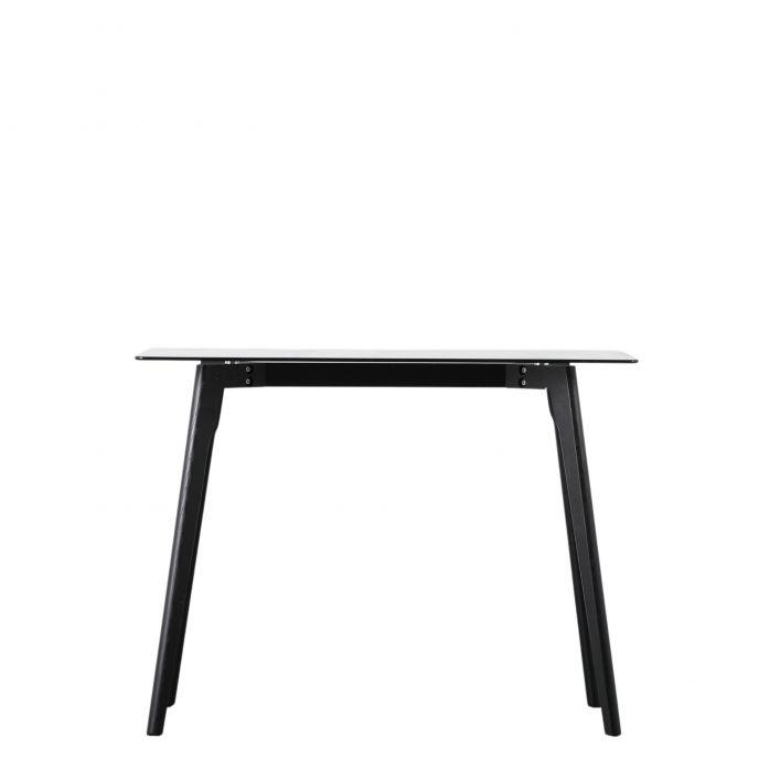 Blair Tempered Glass Desk - Black