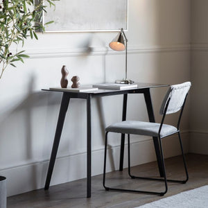 Blair Tempered Glass Desk - Black