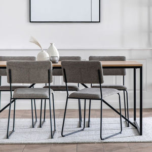 Henley 180cm Oak Dining Table - Natural