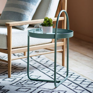 Melbury Iron Side Table - Blue