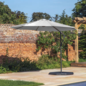 Vazzano 3 Metre Cantilever Parasol - Grey