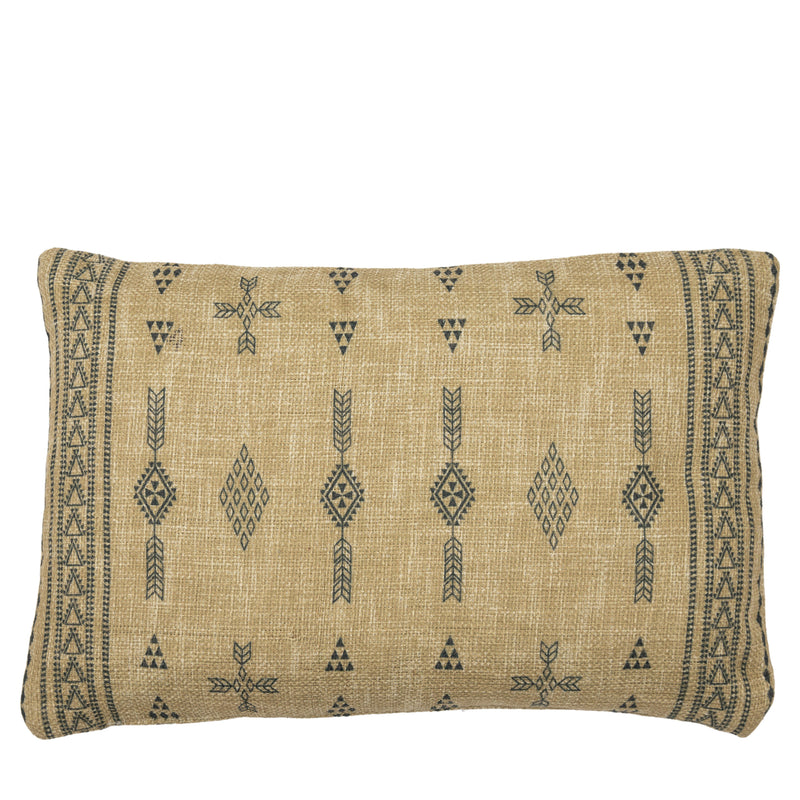 SG Aztec Print Cushion - Cream