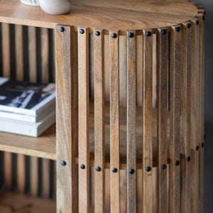 Voss 140cm Oval Acacia Wood Console Table - Natural
