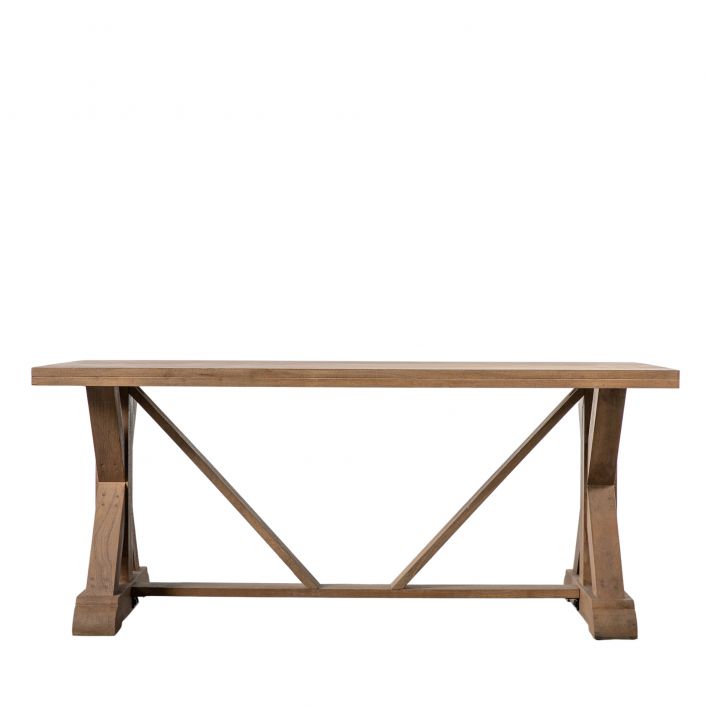 Ashbourne 180cm Mango Wood Dining Table - Natural