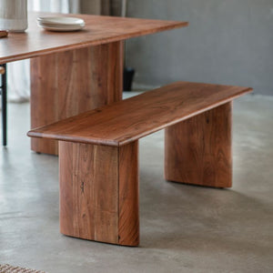 Borden Dining Bench 180cm Acacia Wood Dining Bench - Natural
